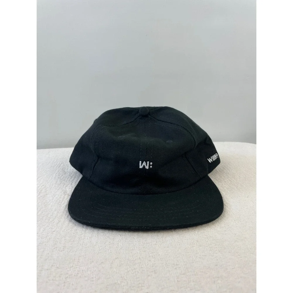 Willbo William Bowen Mens Black Canvas Baseball Cap Hat Made in USA Adjustable